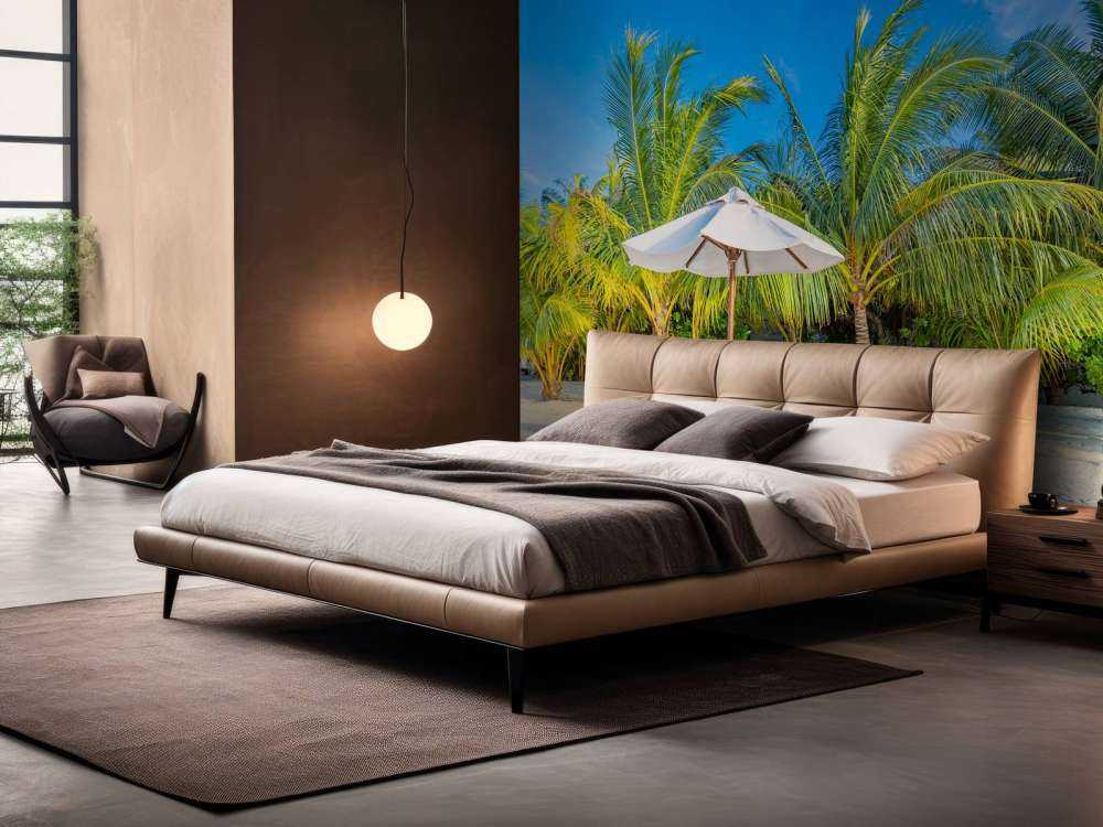 Zonnebaden op het witte strand