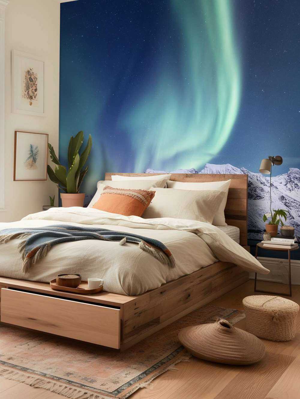 Mint kleurig Noorderlicht in Alaska