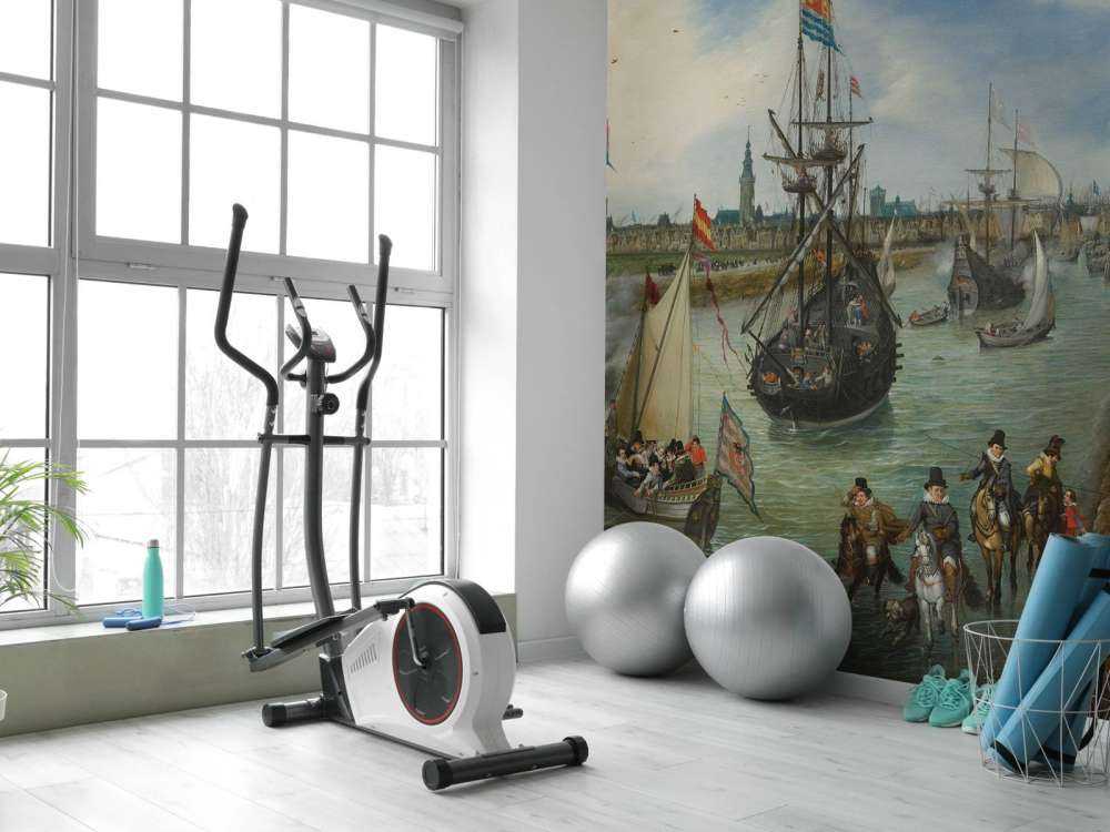 Het vertrek van een hoogwaardigheidsbekleder uit Middelburg