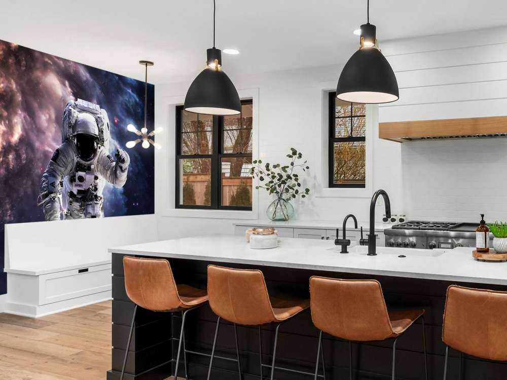 Astronaut in de ruimte