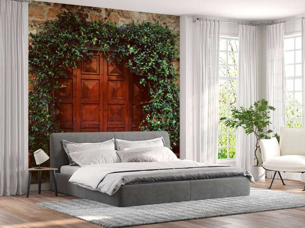 Houten deur in Italië