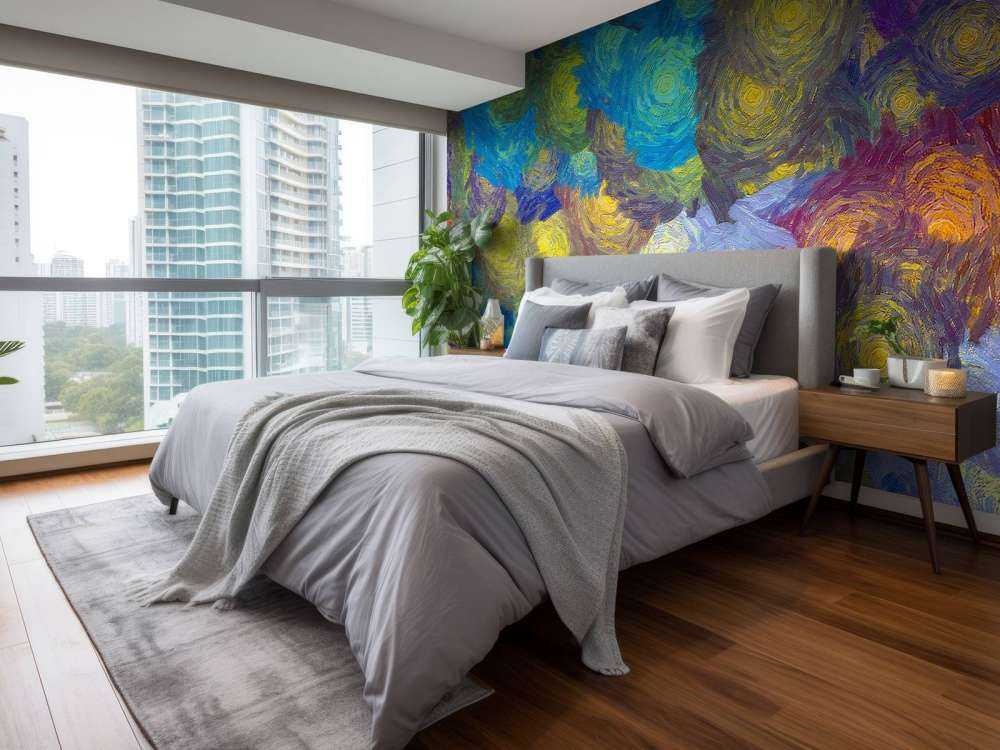 Abstracte bloemen patroon