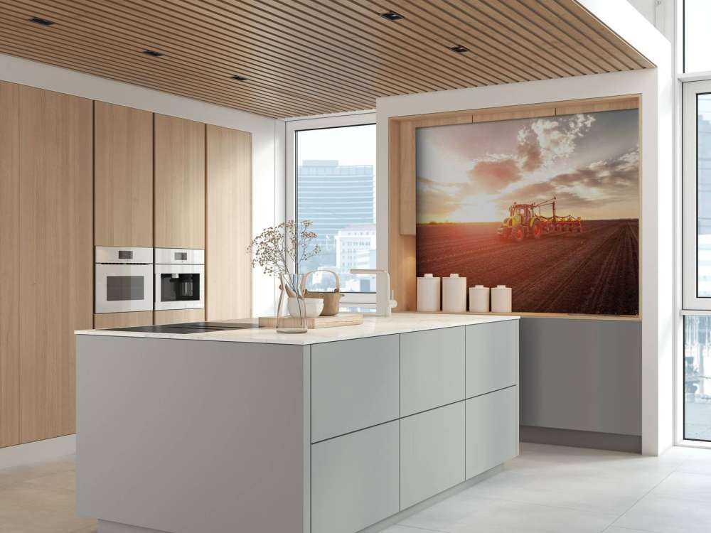 Tractor aan het werk