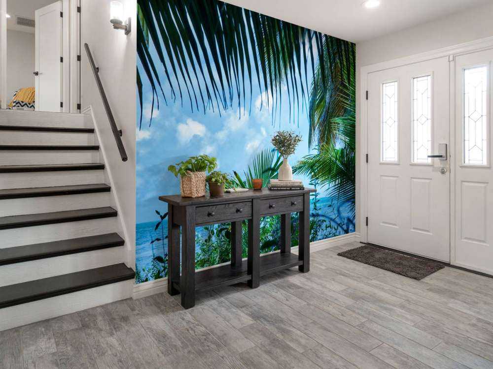 Zee vanuit de jungle