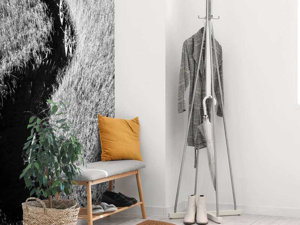 Kajaks in een rivier met riet