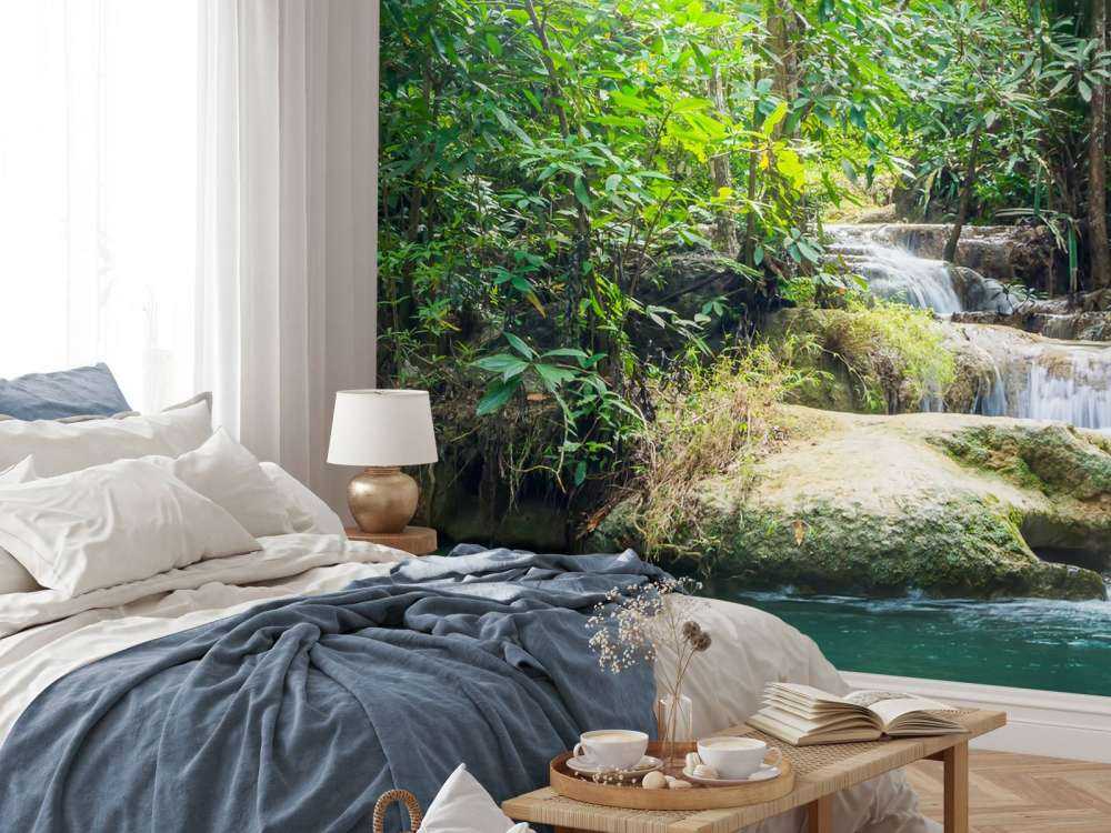Erawan waterval in Thailand