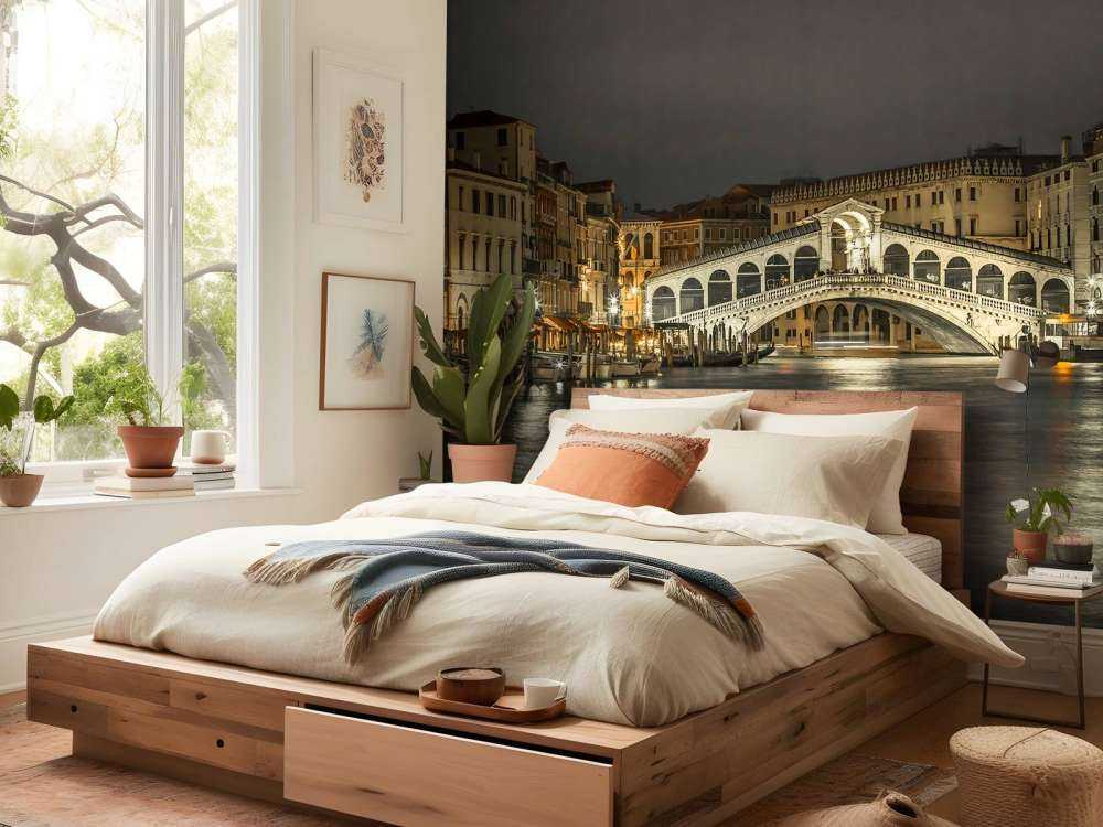 Rialtobrug in de avond