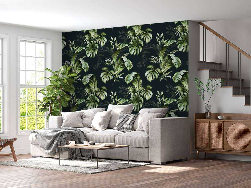 Groene bladeren patroon