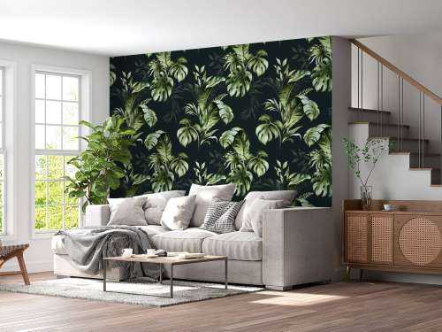Groene bladeren patroon