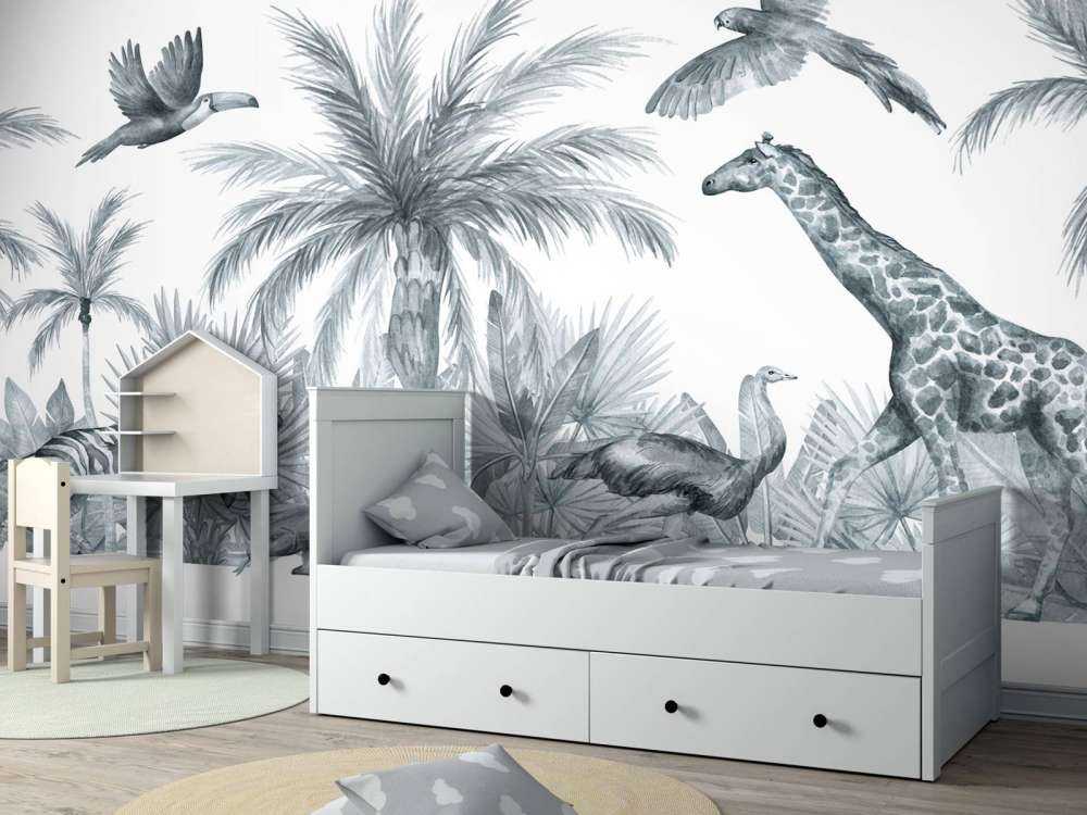 Vintage jungle dieren