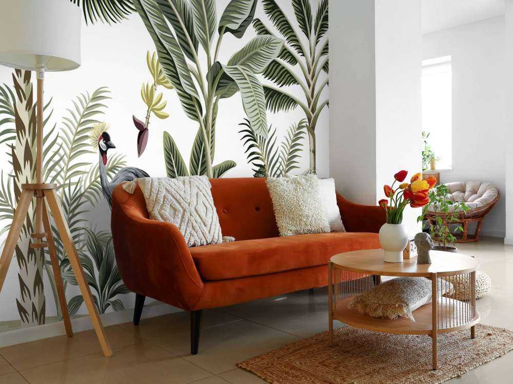 Kraanvogels in de jungle