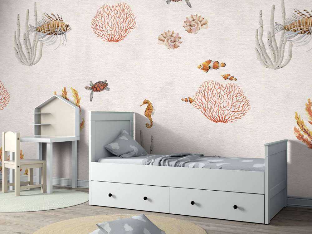 Coral Garden - White