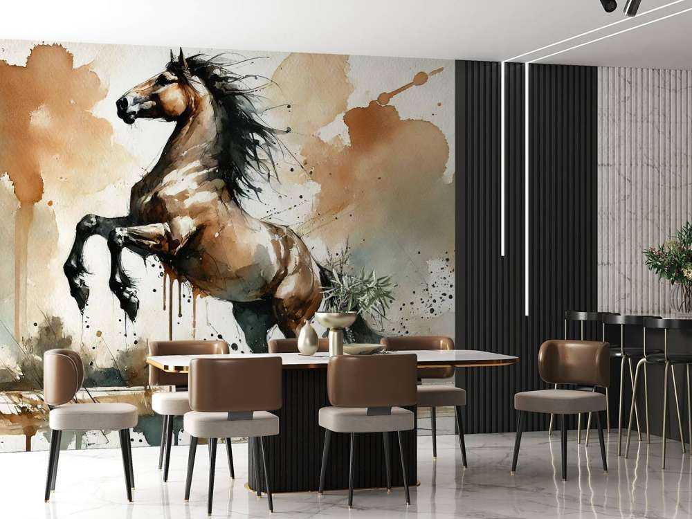 Fiery Horse Elegance