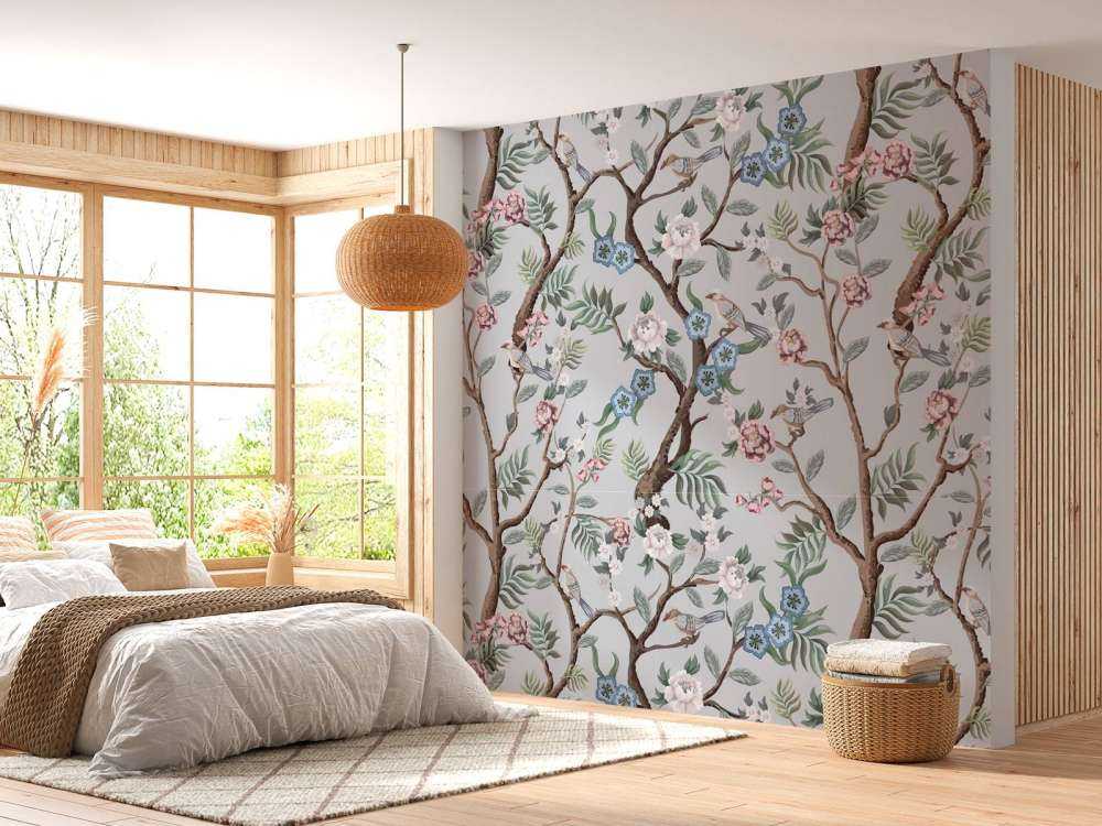 Bloemen patroon, pastel
