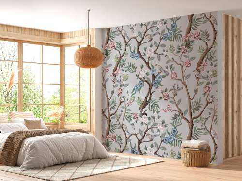 Bloemen patroon, pastel
