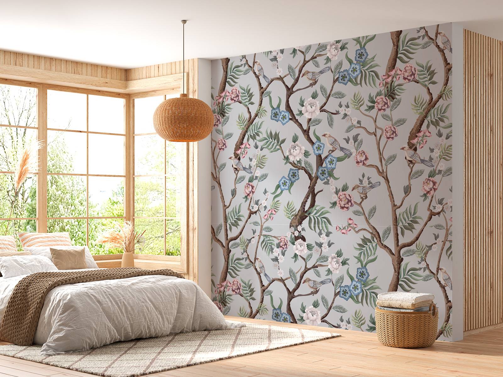 Bloemen patroon, pastel
