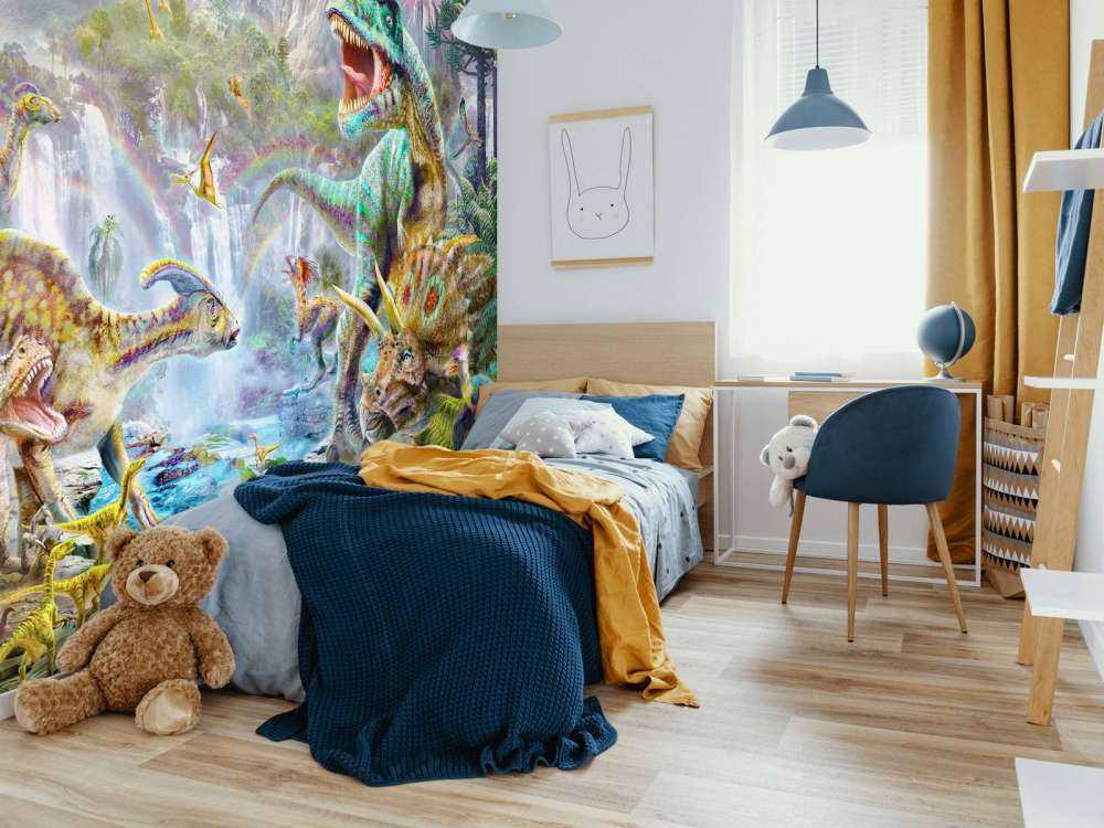 Dinosaurs at the Waterfalls