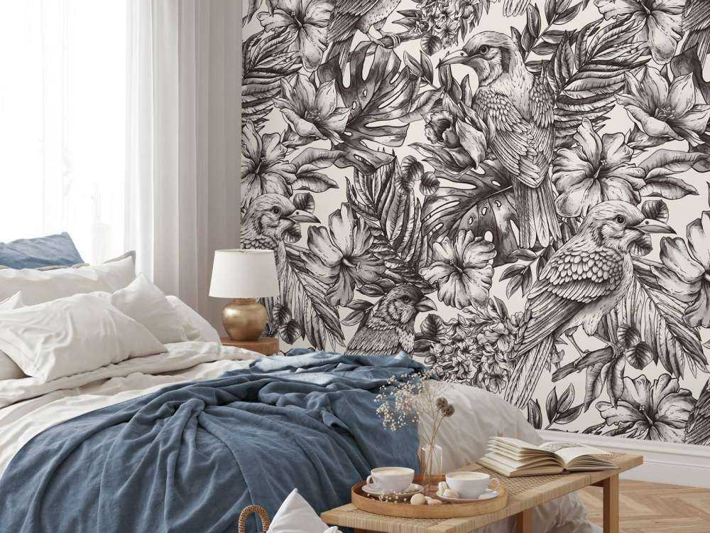 Florale Vogel Symfonie