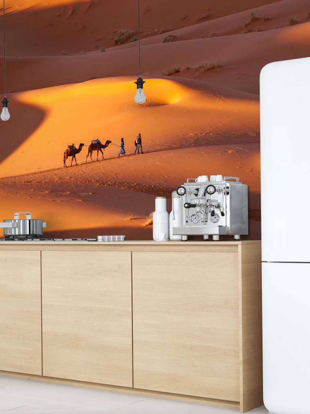 Bovenaanzicht woestijn