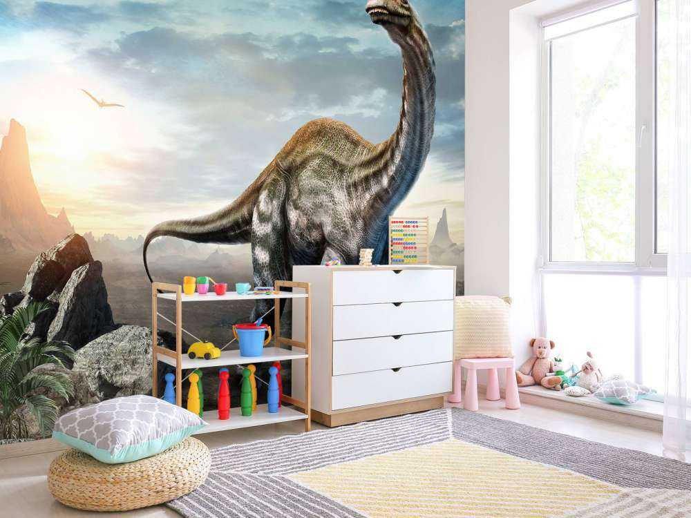 Apatosaurus in de bergen