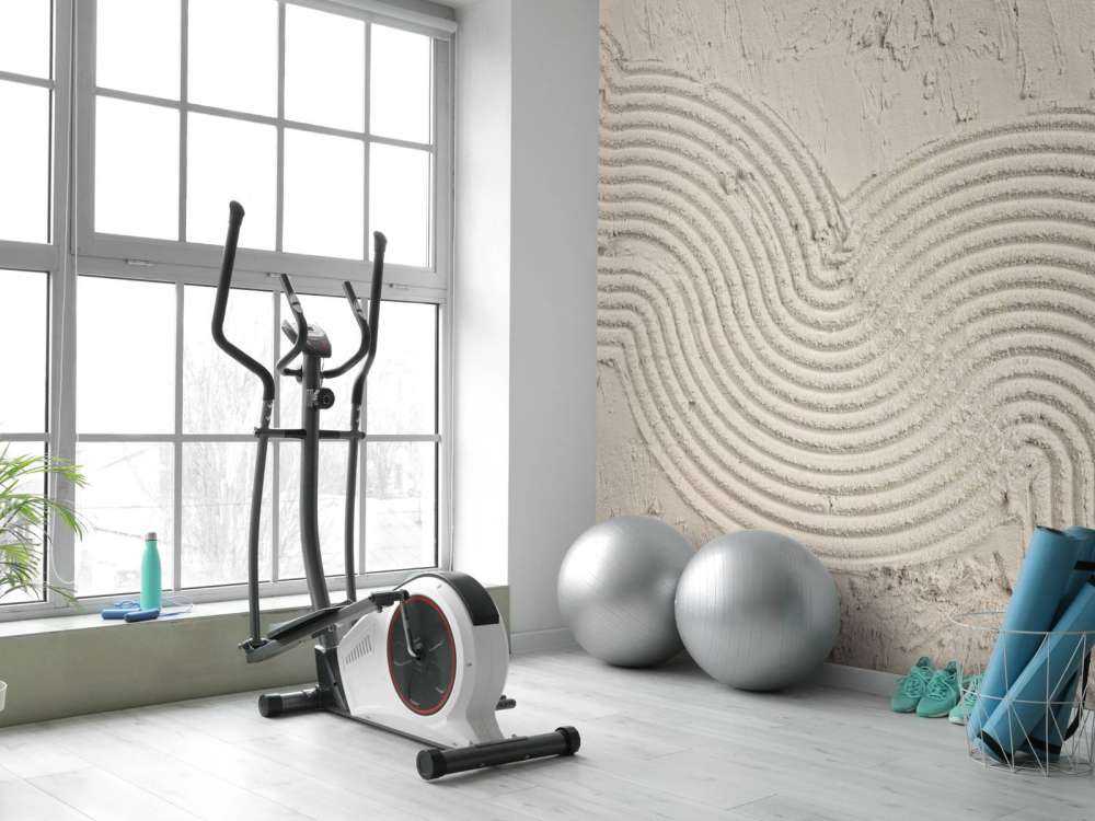 Organische lijnen en structuren in linnen