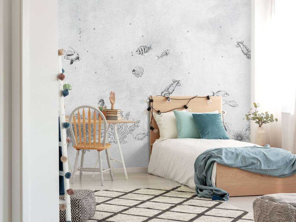 Inktvissen zee grijs