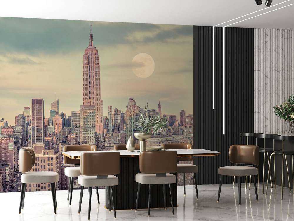 Empire State Building met Manhattan