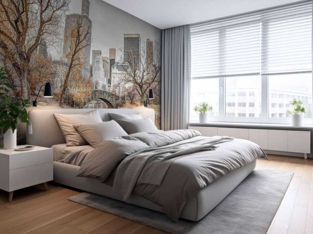 Central park in de winter