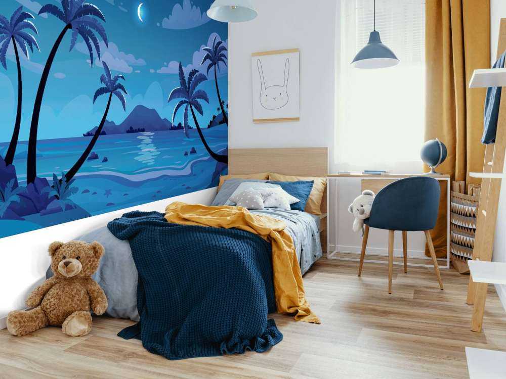 Mooi uitzicht bij nacht