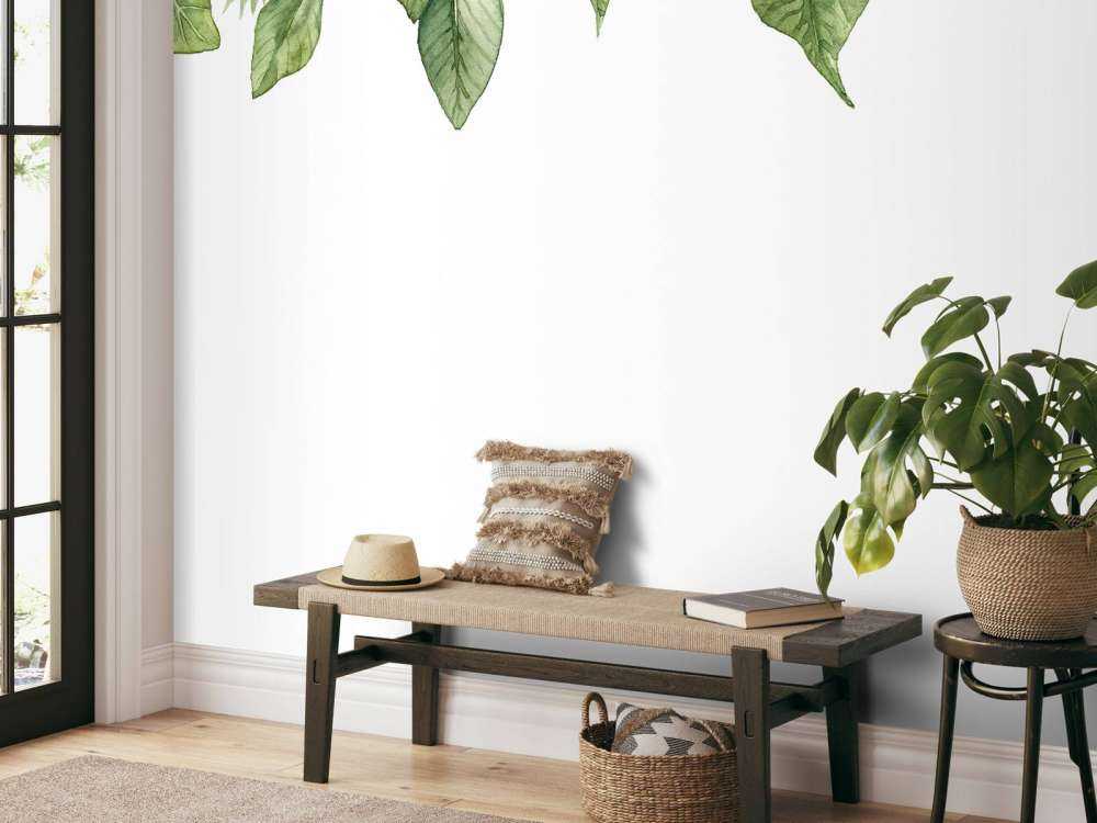 Hangende waterverf bladeren