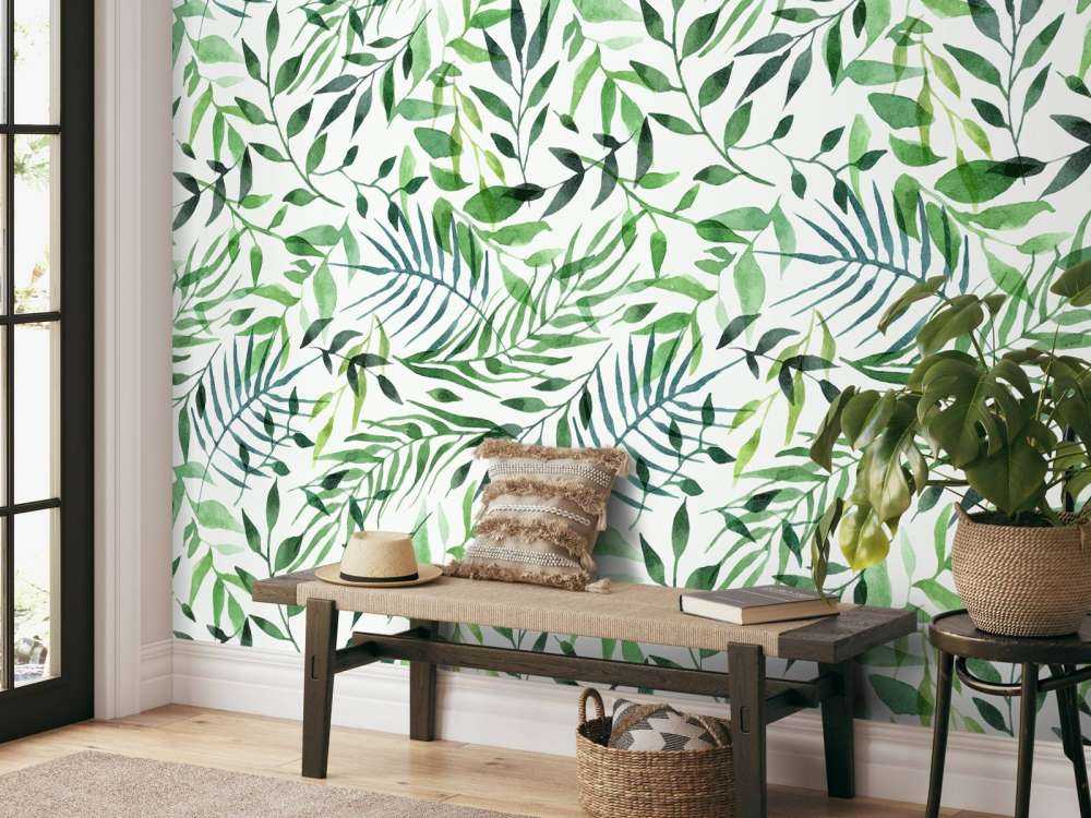 Vrolijk patroon, groen