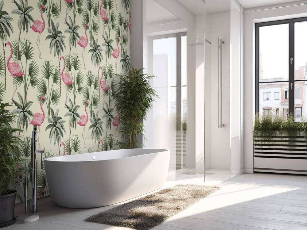 Flamingo patroon