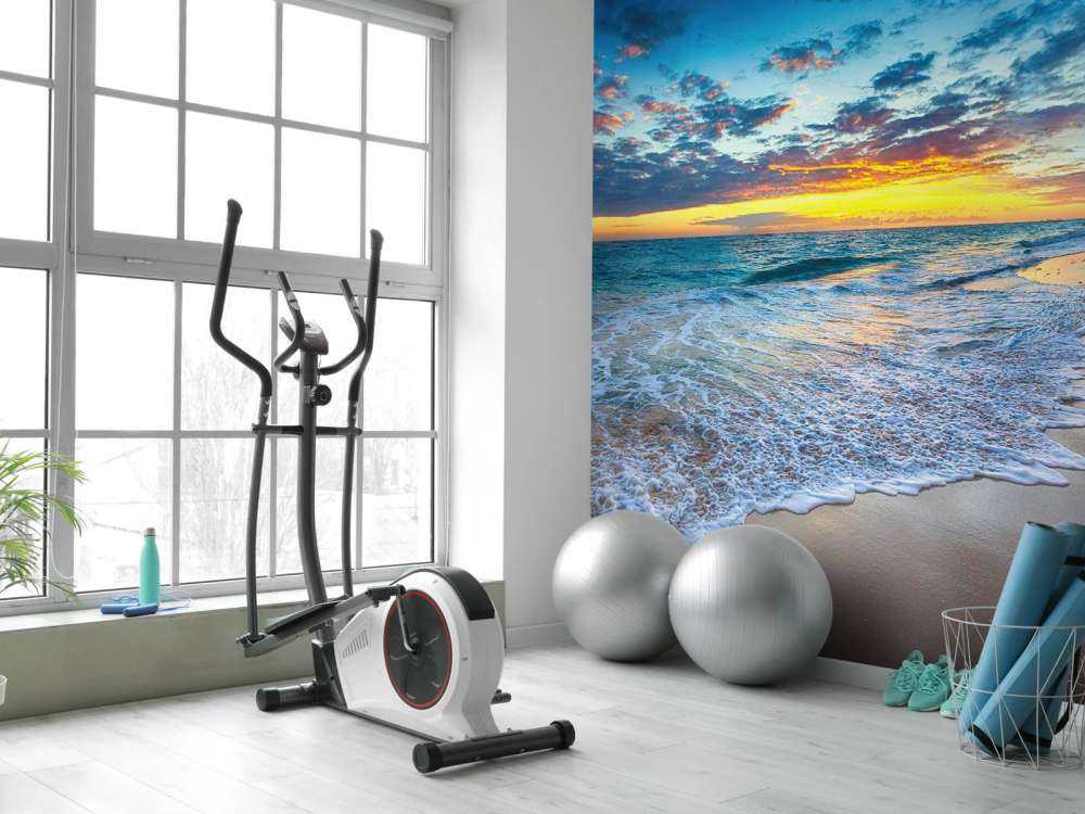 Zonsopgang op het strand