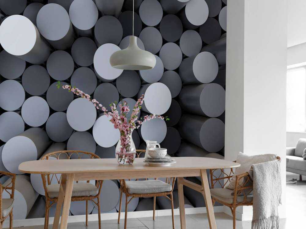 Kleurrijke cilinders