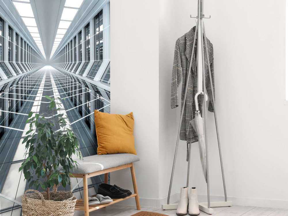 3D gang in een kantoor