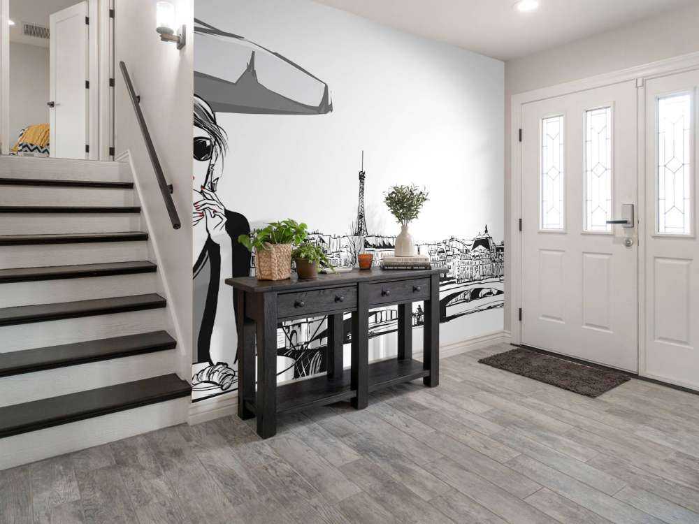 Vrouw ontbijt in Parijs