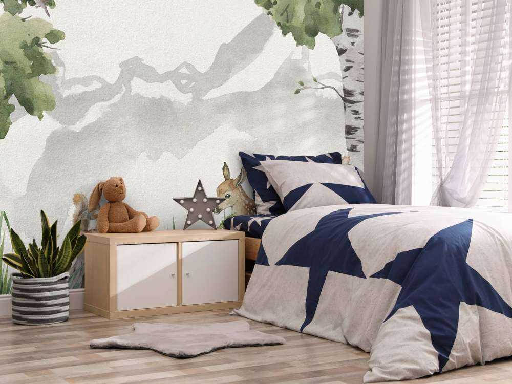 Twee hertjes in het bos