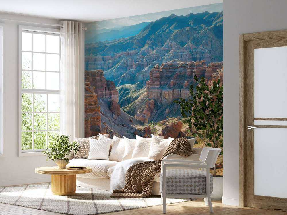 Charyn Canyon in Zuidoost-kazachstan