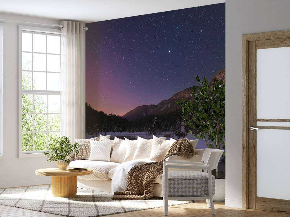 Droomnacht onder een sterrenhemel