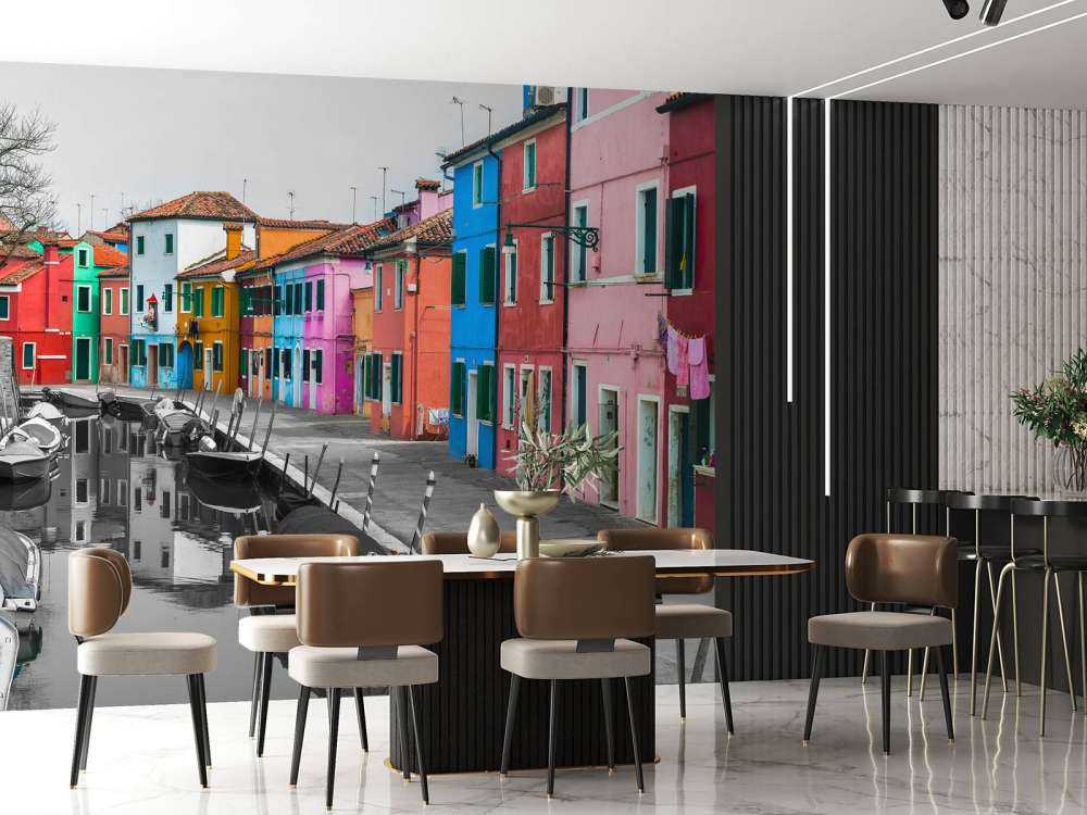 Kleurrijke vissershuisjes