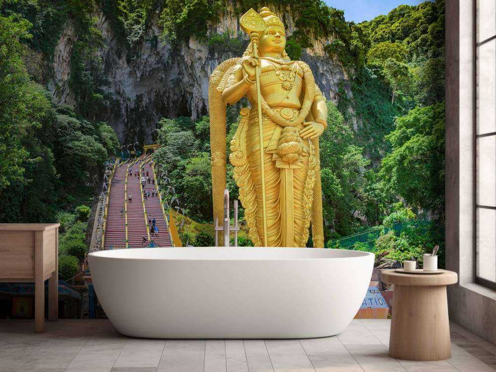 Het Sri Murugan standbeeld in Maleisië