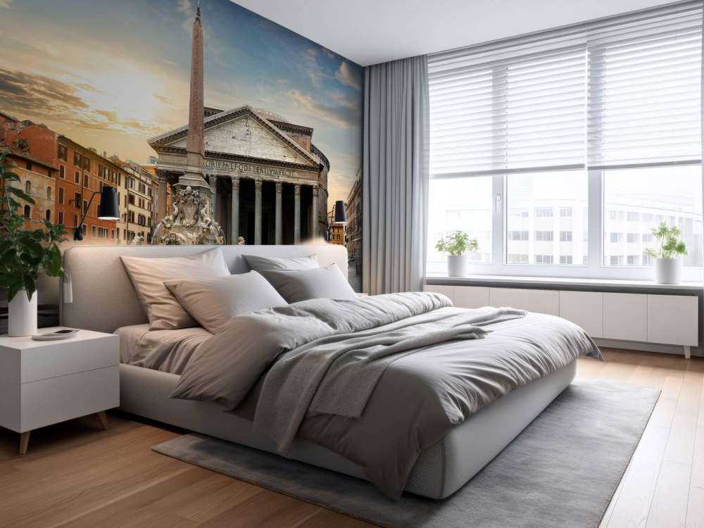 Pantheon in Rome bij zonsondergang