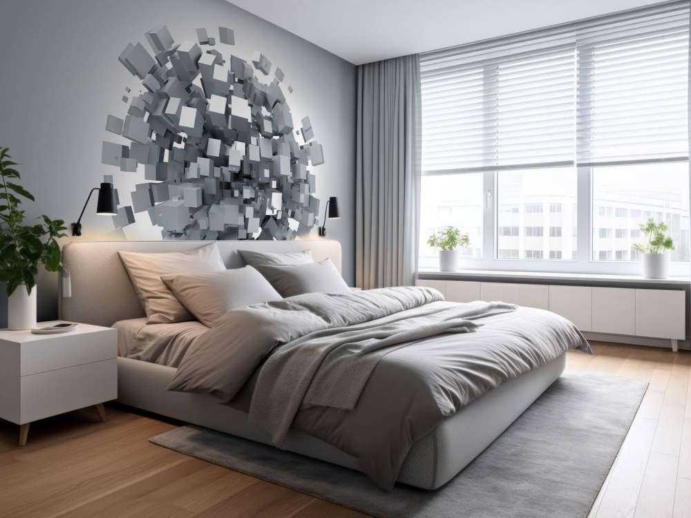 Witte blokjes explosie