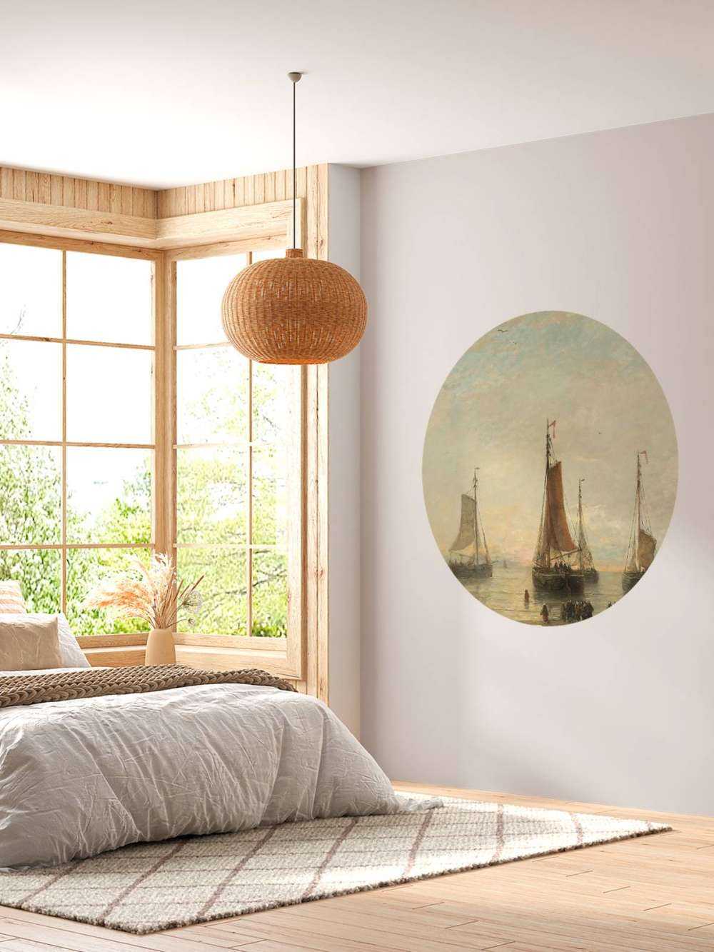 Scheveningse bommen voor anker