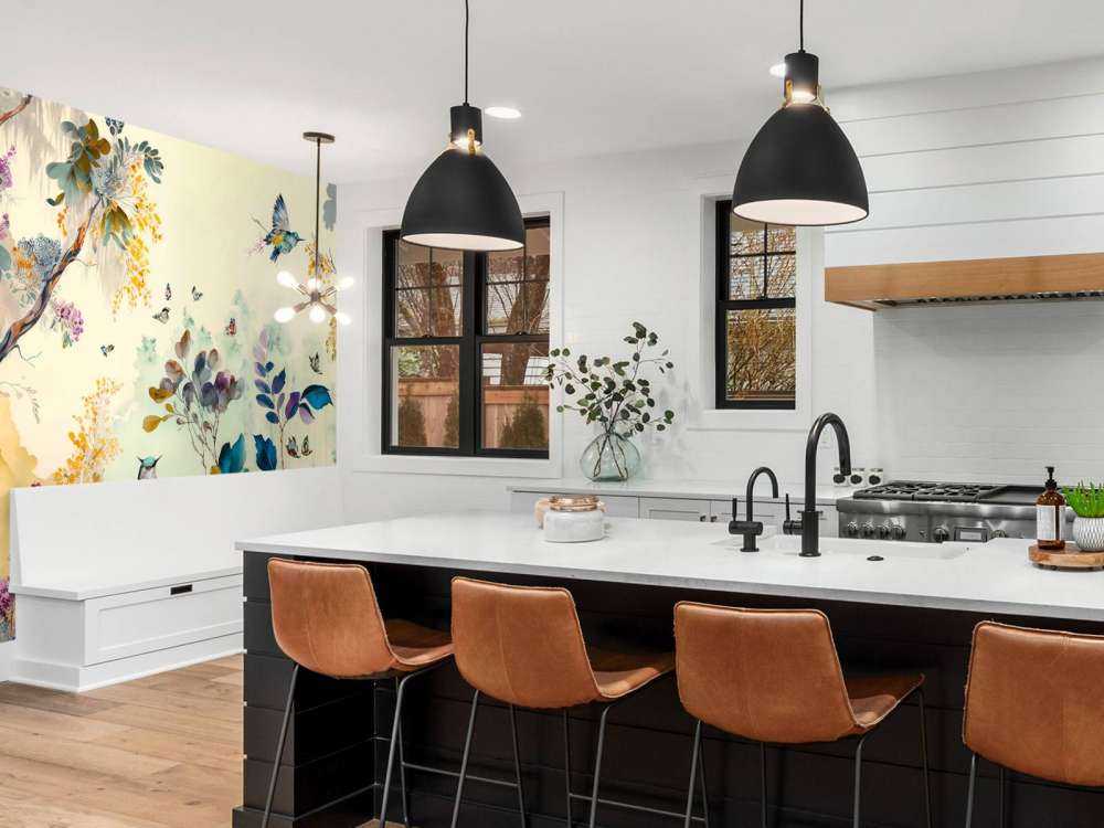 Paradijsvogels in dromerig woud