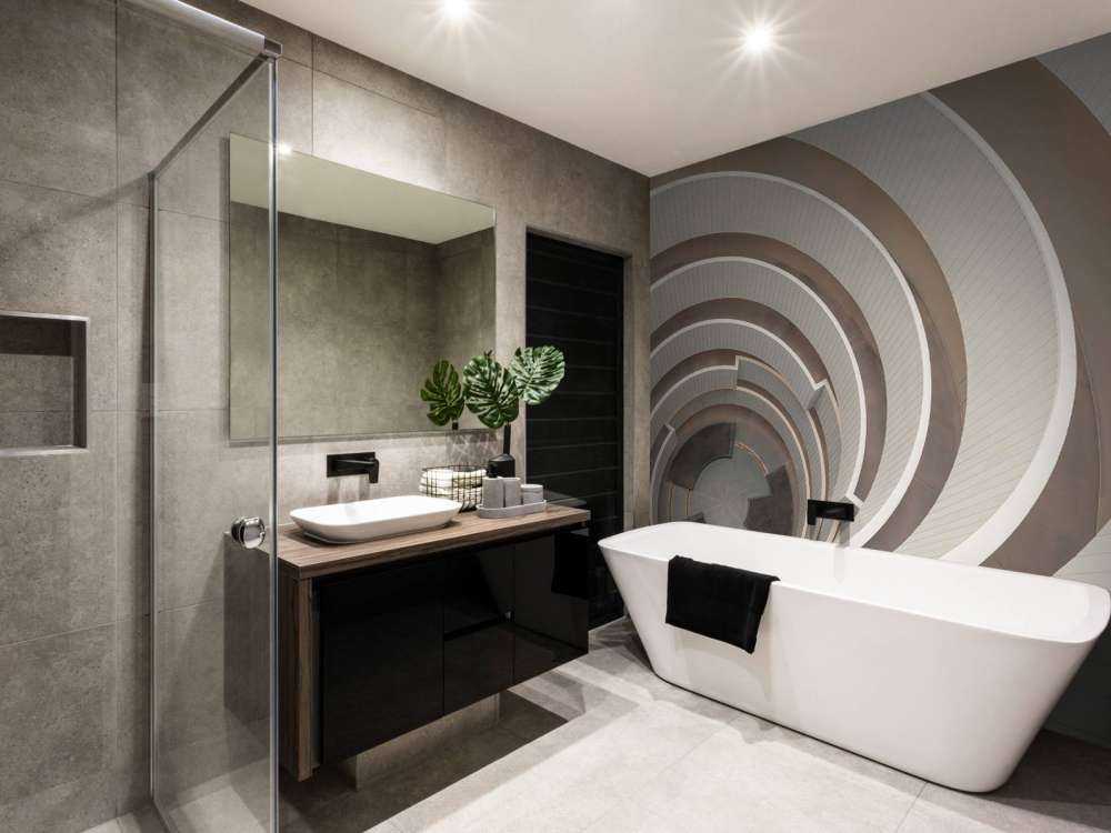 Pathway through the autumn forest