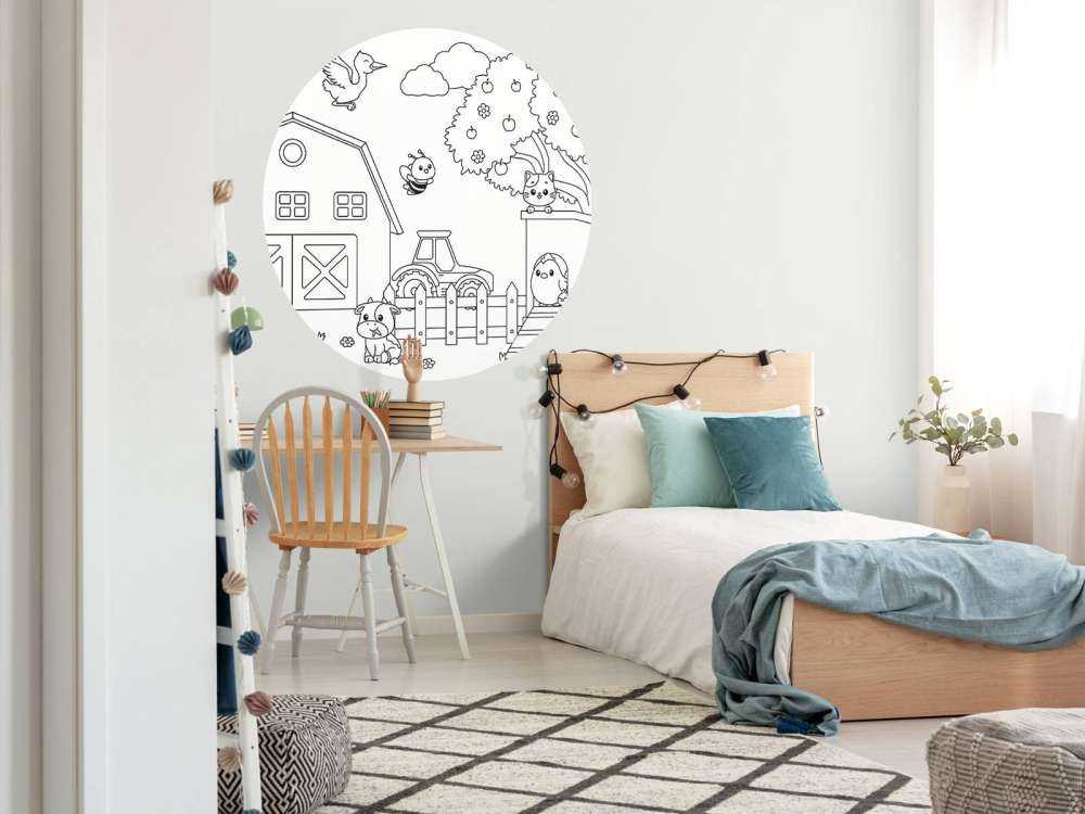 Vrolijke dierenpret op de boerderij