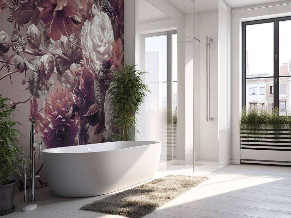 Big bouquet with poppies Orange