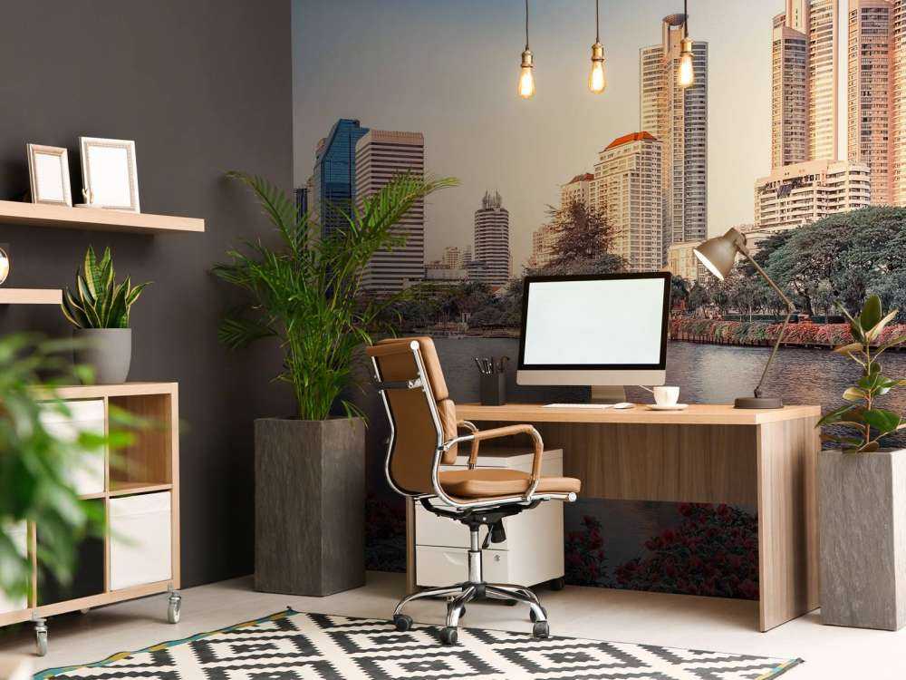 Bloemen aan de stadswaterkant