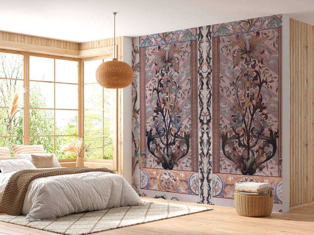 Pastel ornamenten in art nouveau
